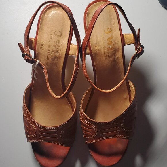 9West Vintage Leather Heels size 8B - Picture 16 of 16